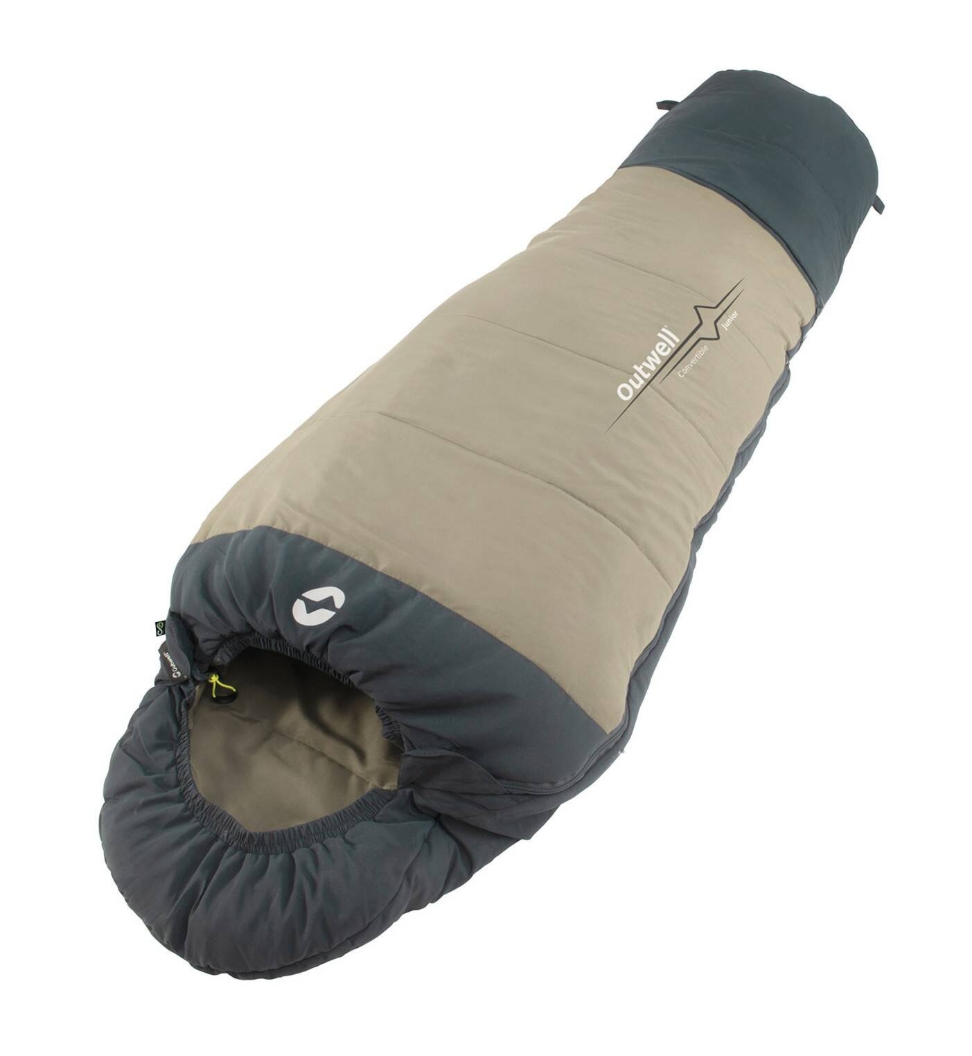 Śpiwór dla dziecka Outwell Convertible Junior (120-150 cm) – olive/navy