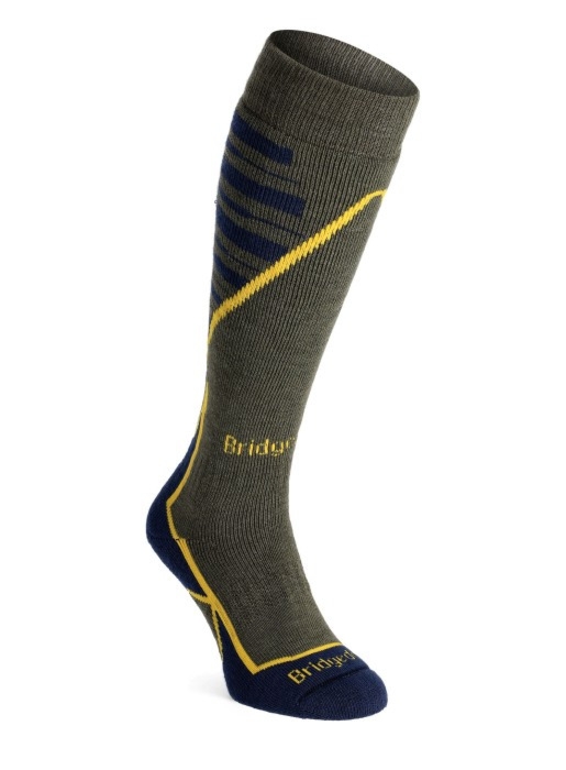 Skarpety narciarskie Bridgedale Ski MW Plus – olive/navy