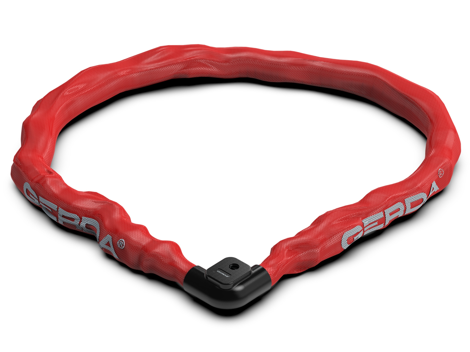Zapięcie rowerowe GERDA Armored Flex 1500/22 – czerwone