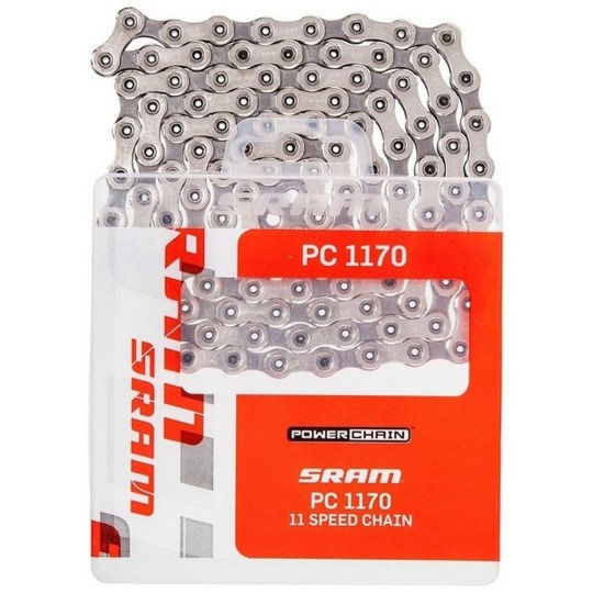 Łańcuch SRAM PC-1170 HP 114 ogniw 11-biegów srebrny PowerLock
