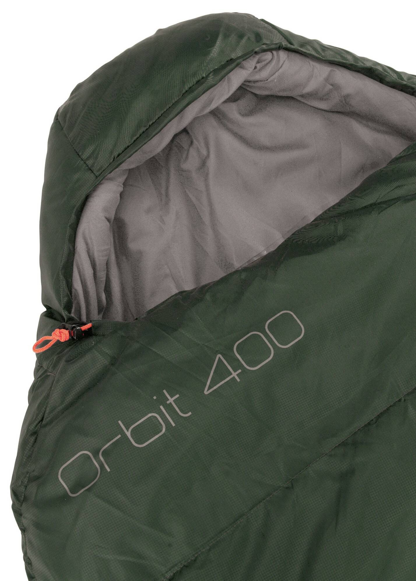 Śpiwór syntetyczny Easy Camp Orbit 400 (205 cm) – olive