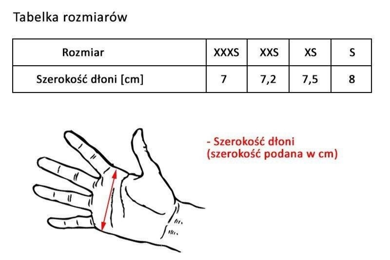Rękawiczki rowerowe dziecięce Verso SB-01-8809-B czerwone
