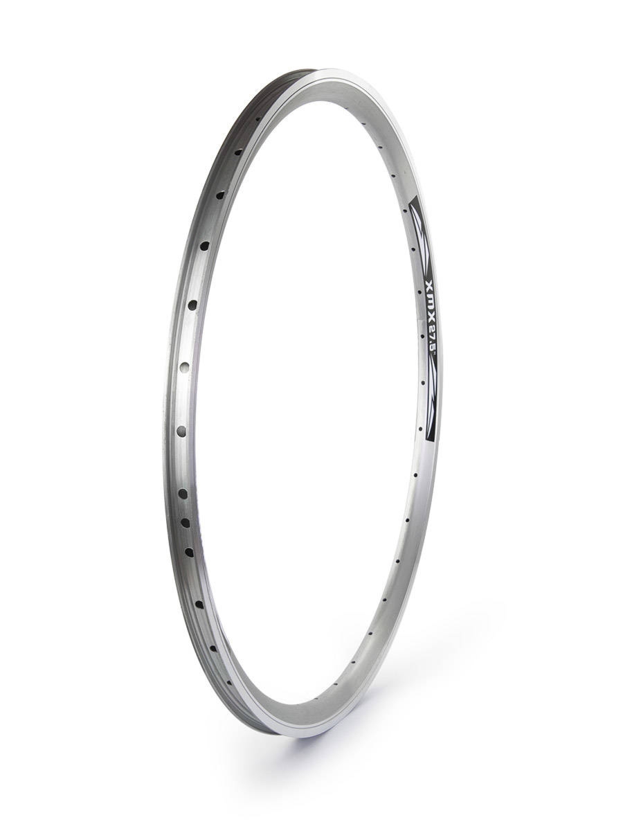 Obręcz XMX 27,5″ stożek srebrna 18x29mm 36-otworów