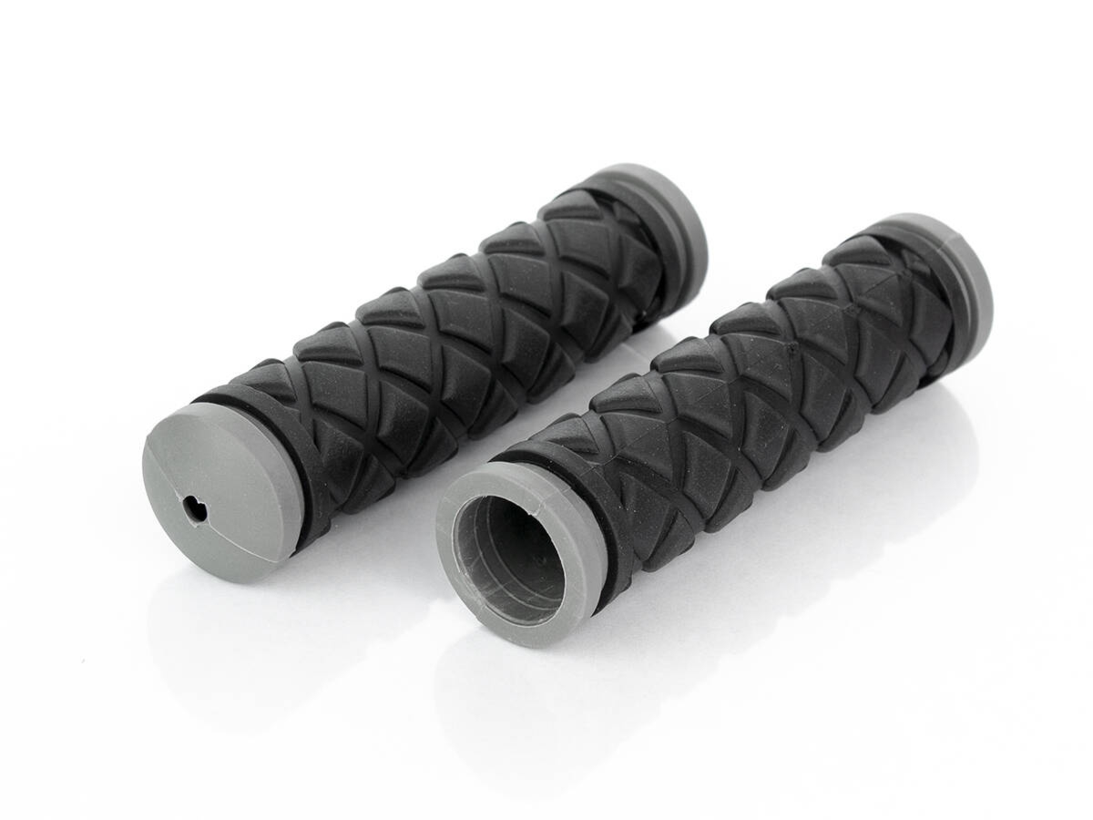 Chwyty kierownicy Verso HL-G73 120mm czarno-szare