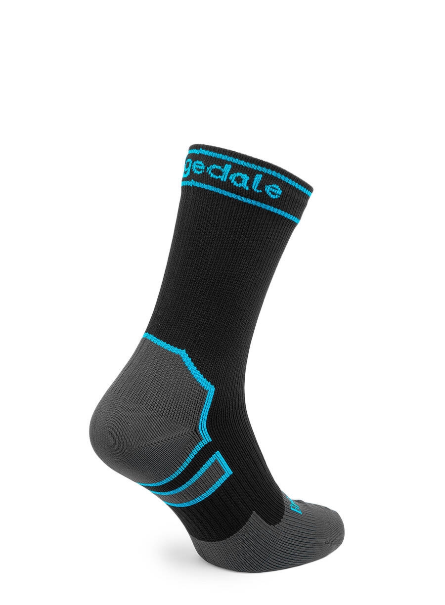 Skarpety wodoodporne Bridgedale StormSock Mid Boot – black/blue