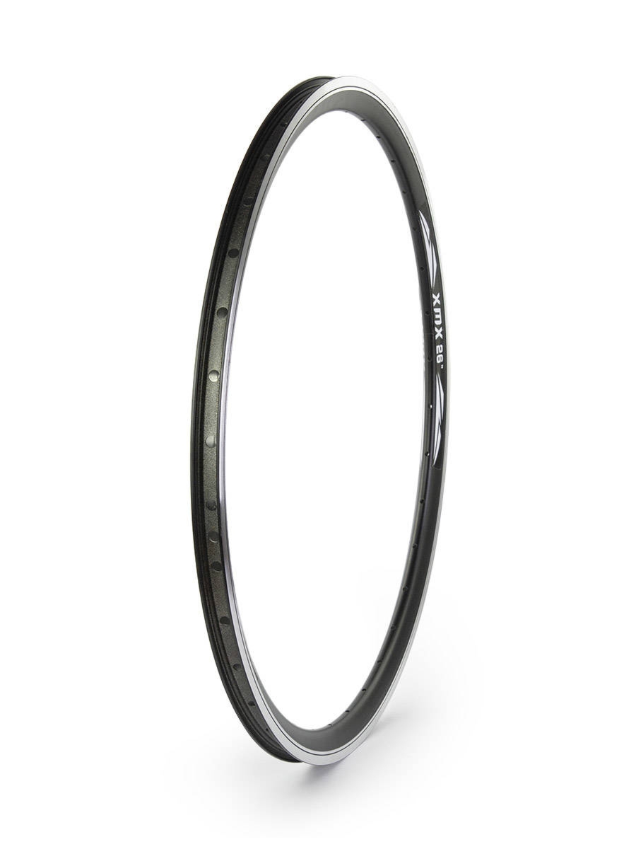 Obręcz XMX 26″ stożek 36-otworów czarna CNC