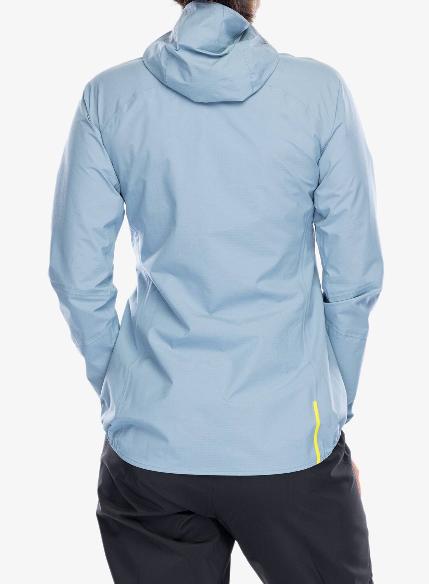 Kurtka do biegania damska Inov-8 Stormshell FZ V2 – blue grey