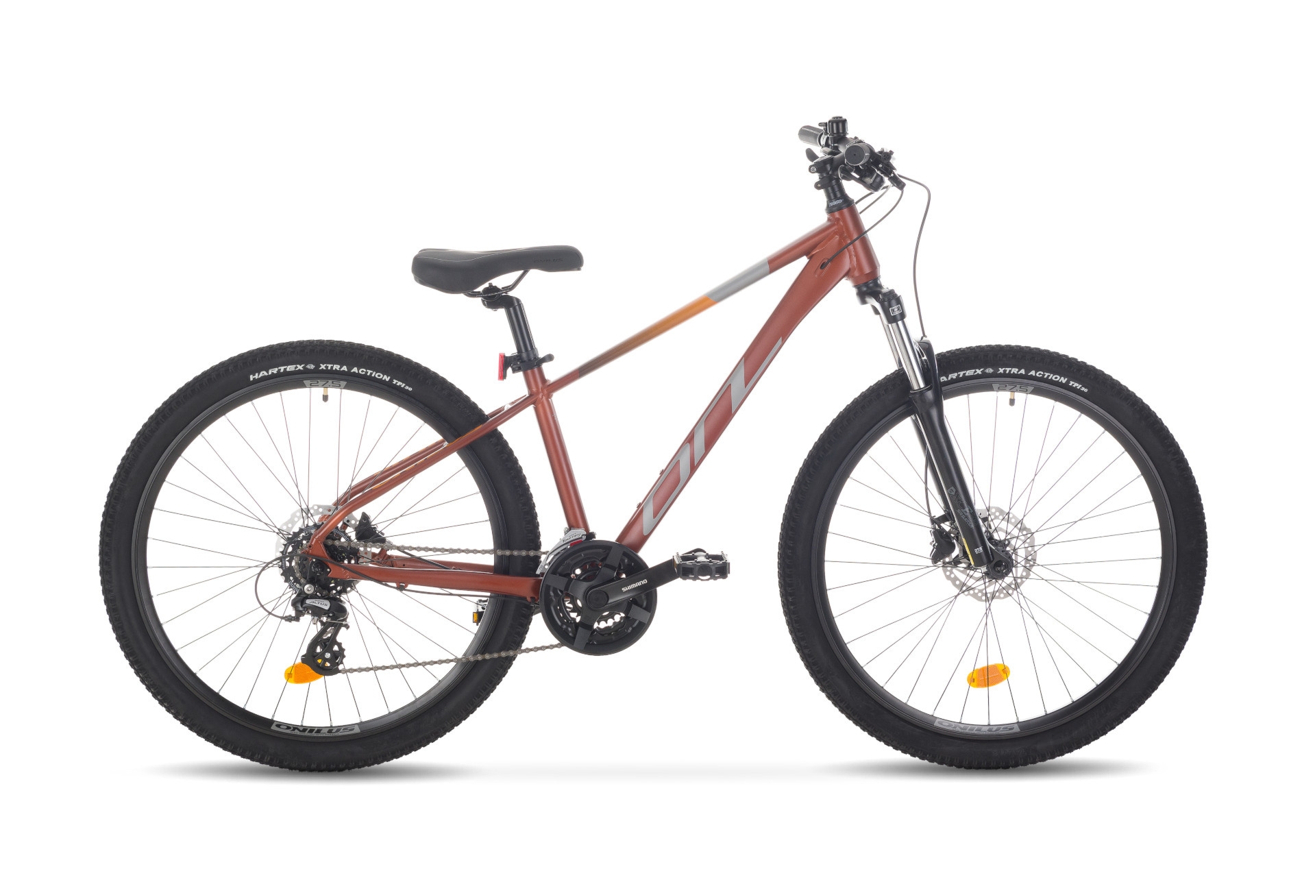 Rower męski MTB Onilus Muranus 2.0 27,5 cala 13,5 cala brązowy
