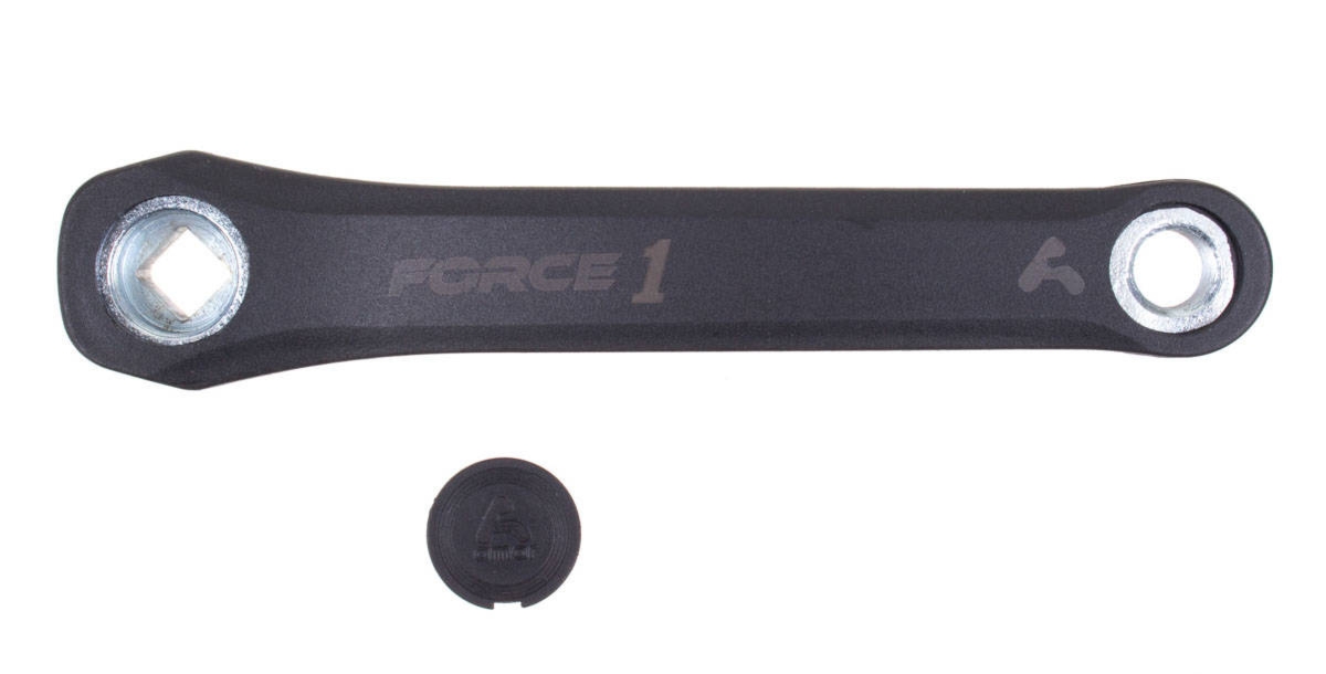 Korba lewa Force 1 170 mm kwadrat stal-pcv czarna
