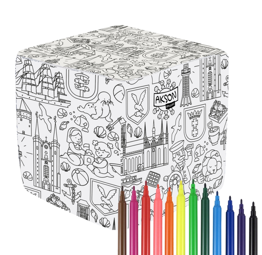 Kostka do kolorowania seria miasta TRÓJMIASTO