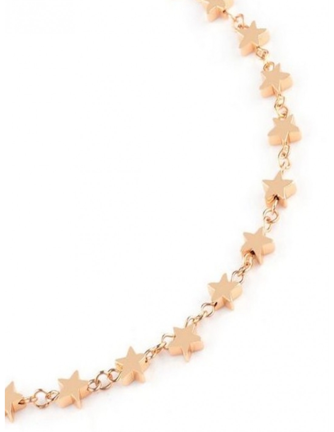 Naszyjnik gwiazdki choker - złoty