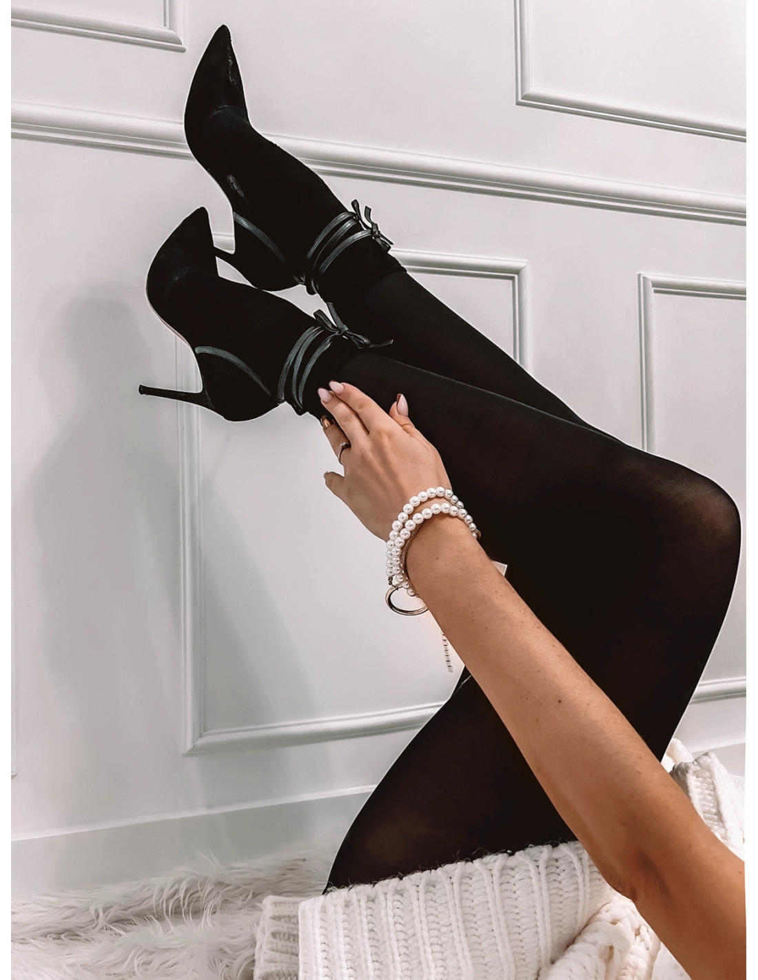 Kryjące rajstopy TWILIGHT - Czarne