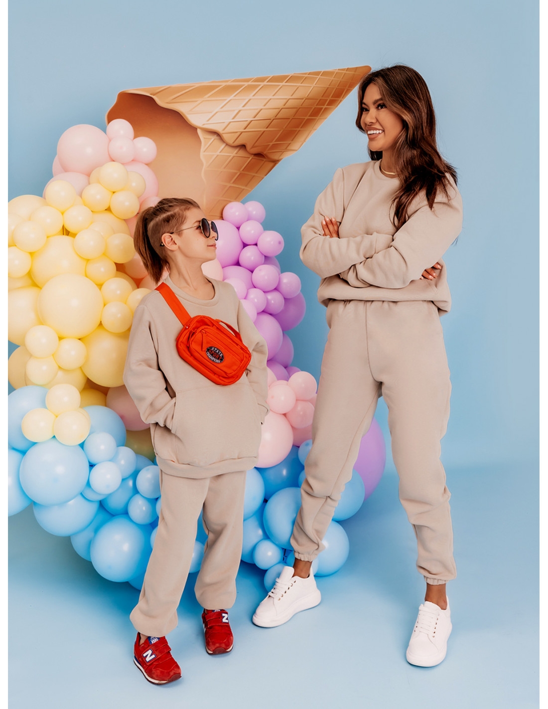 WP bluza dresowa dziecięca - beżowa