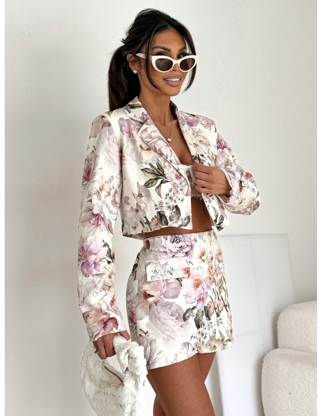 Bawełniany komplet ze spódnico-spodenkami LEWI - wzór 2