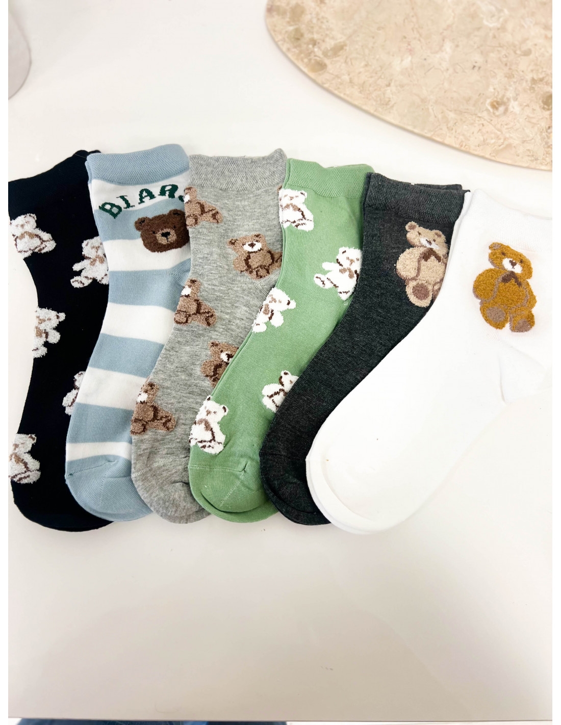 Skarpetki TEDDY - zielone