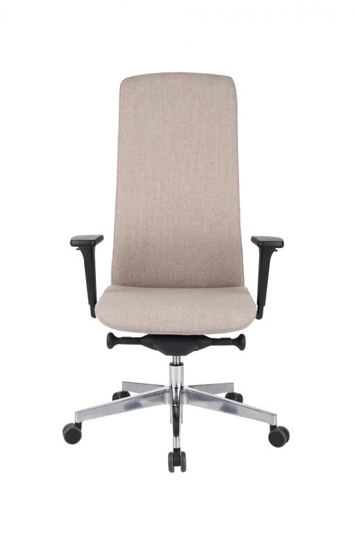 Grospol Krzesło biurowe Fotel Smart B chrome tkanina Hygge - 8 kolorów