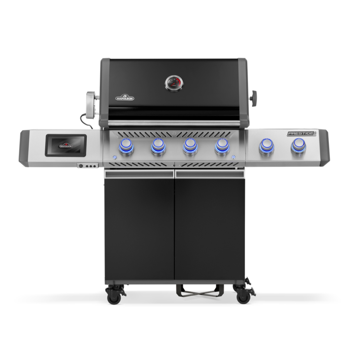 Grill gazowy Napoleon Prestige PRO 500 z palnikiem rożna i palnikiem bocznym Sizzle Zone, Czarny, WiFi (PRO500VXRSIBPK-PL) — OFICJALNY SKLEP Napoleon