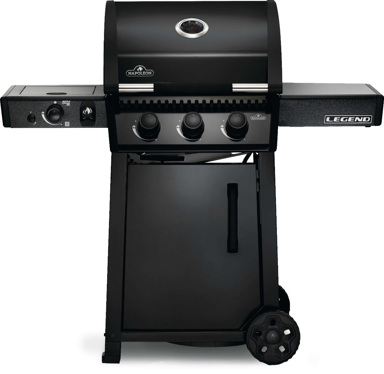 Grill gazowy Napoleon Legend 365 z palnikiem bocznym Sizzle Zone, Czarny (LD365DSIBPK-PL) — OFICJALNY SKLEP Napoleon