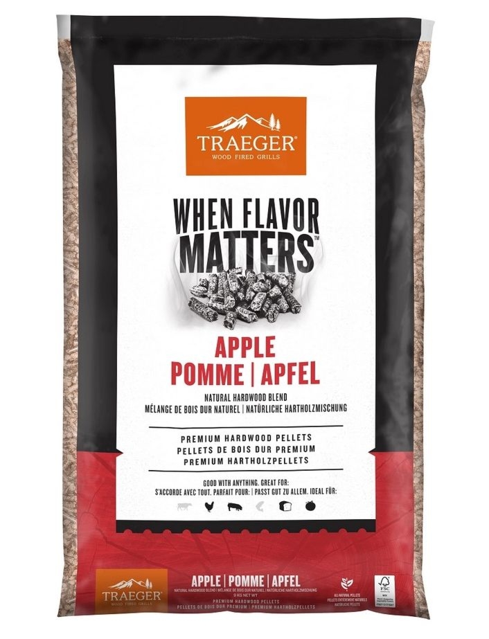 Pellet drzewny FSC Apple – 9 kg Traeger — OFICJALNY SKLEP Traeger
