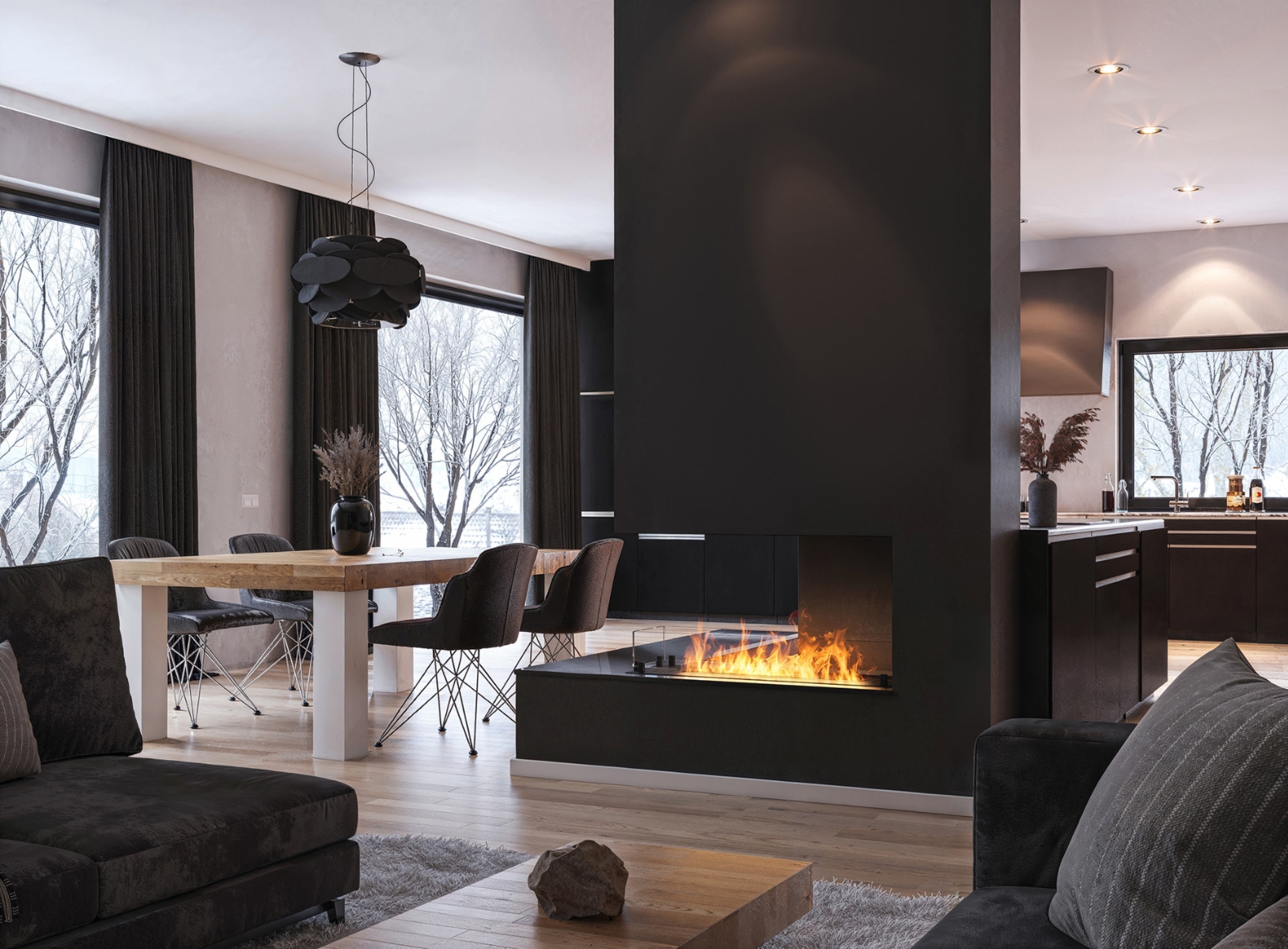 Biokominek do zabudowy Infire Slimline U1000 Slim — OFICJALNY SKLEP Infire