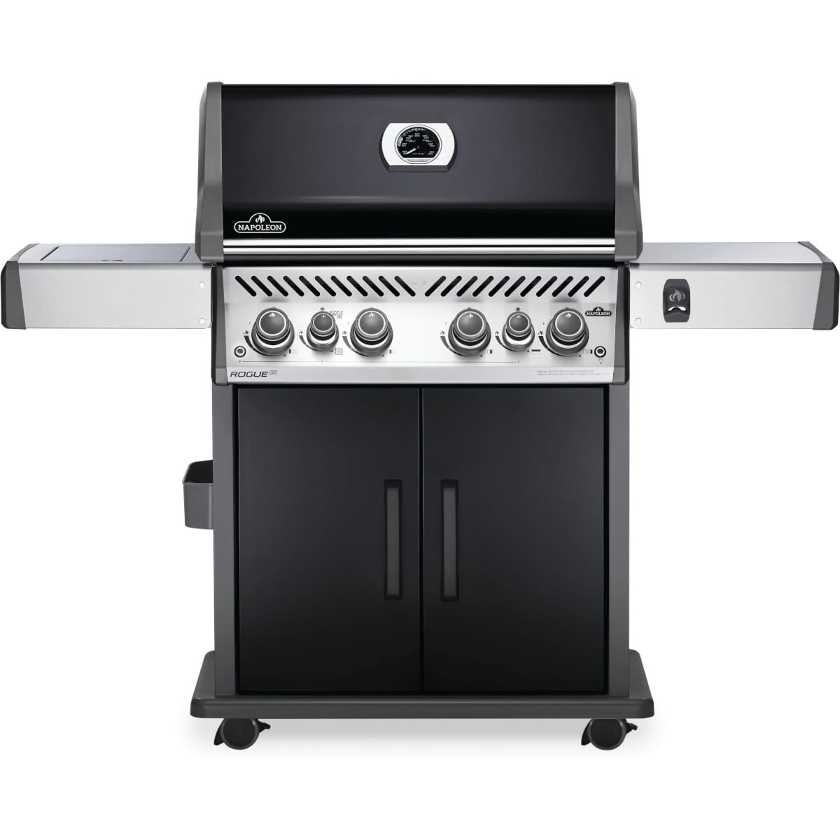 Grill gazowy Napoleon Rogue SE 525 RSIB z palnikiem bocznym na podczerwień, black  — OFICJALNY SKLEP Napoleon