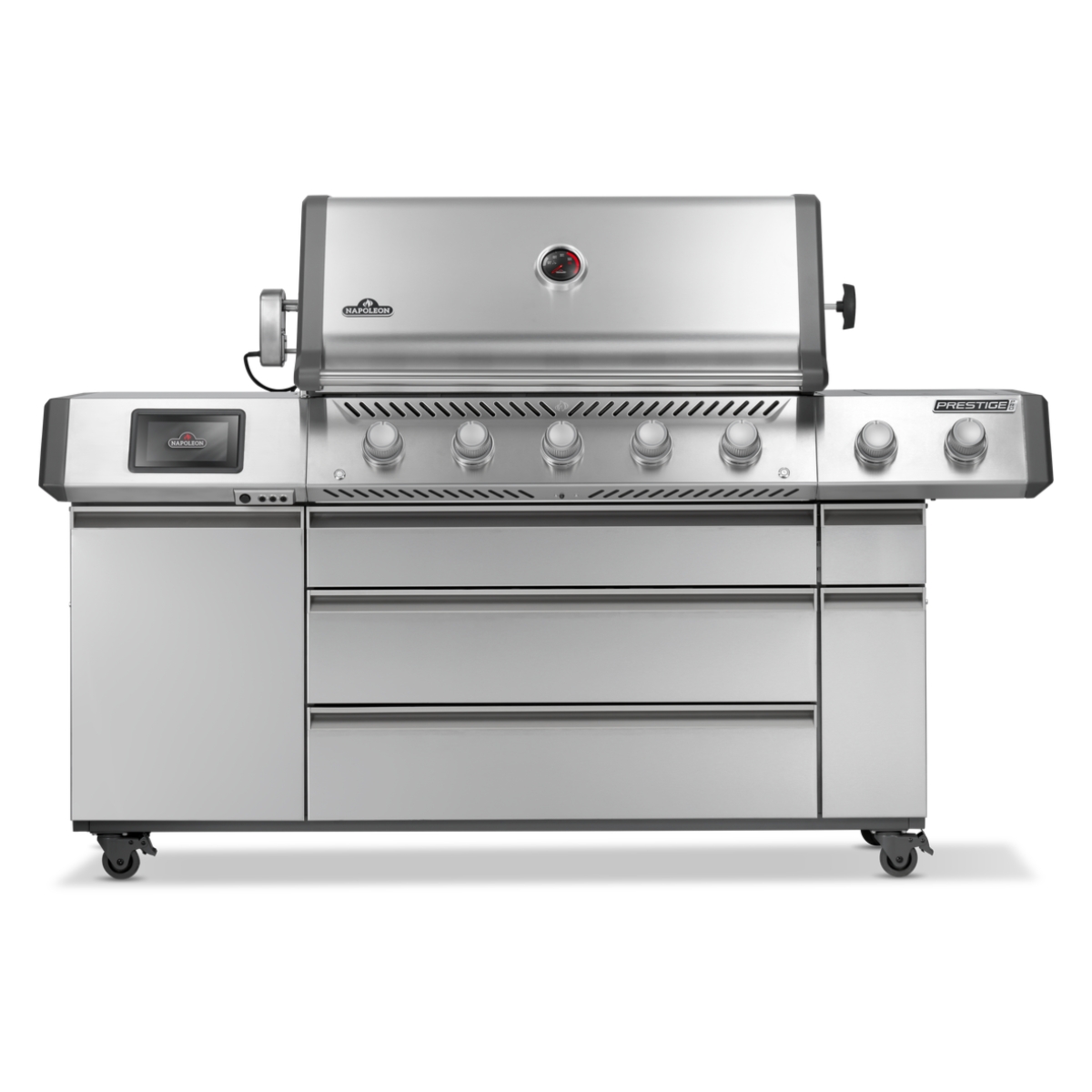 Grill gazowy Napoleon Prestige PRO 665 z palnikiem rożna i palnikiem bocznym Sizzle Zone (PRO665VXRSIBPSS-PL) — OFICJALNY SKLEP Napoleon