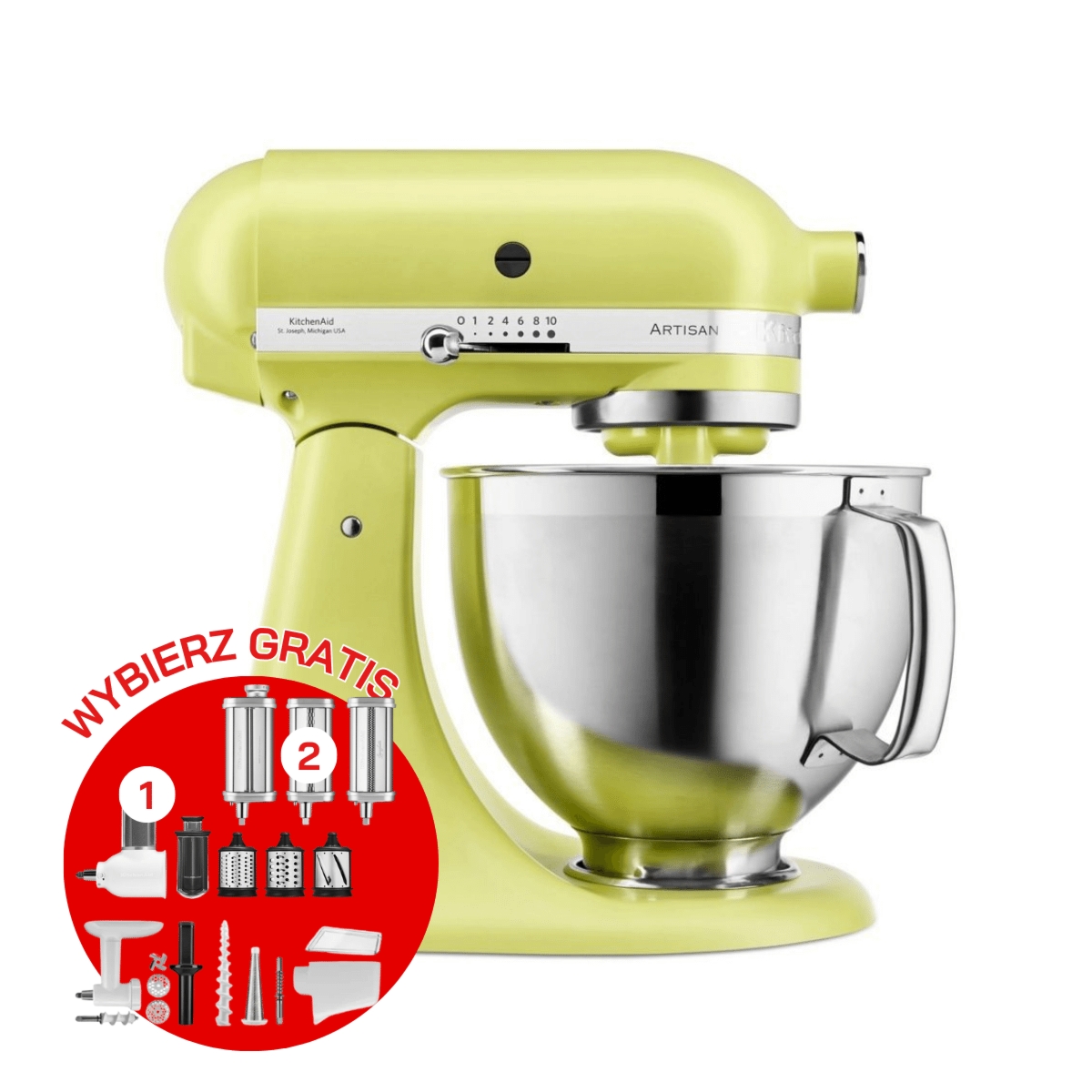 Mikser Artisan 5 Kyoto Glow 4,8 l KitchenAid (5KSM185PSEKG) — OFICJALNY SKLEP KitchenAid