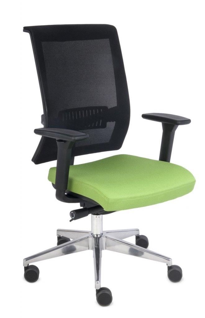 Fotel biurowy Grospol Level BS CHROM tkanina Magic Velvet – 8 kolorów — OFICJALNY SKLEP Grospol