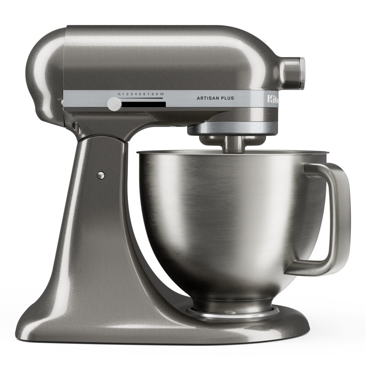 Mikser Artisan Plus 4,7 l z uchylną głowicą Medallion Silver KitchenAid (5KSM50PKVEMS) — OFICJALNY SKLEP KitchenAid