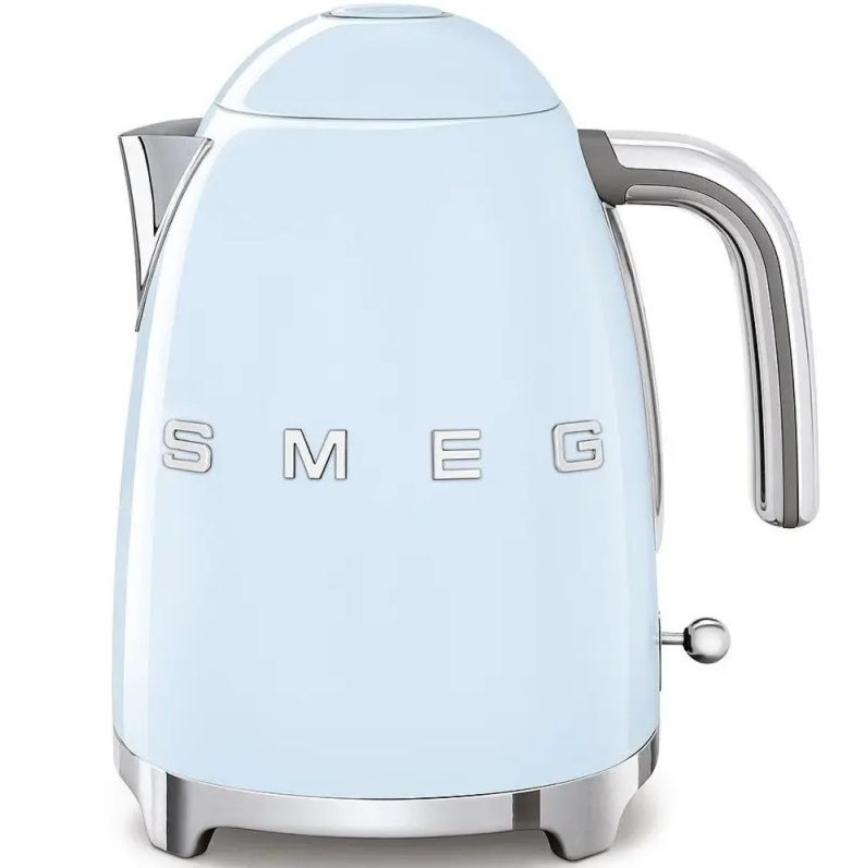 EKSPOZYCJA – Czajnik 1,7L  50’s style Pastelowy błękit Smeg (KLF03PBEU) – OUTLET — OFICJALNY SKLEP Smeg