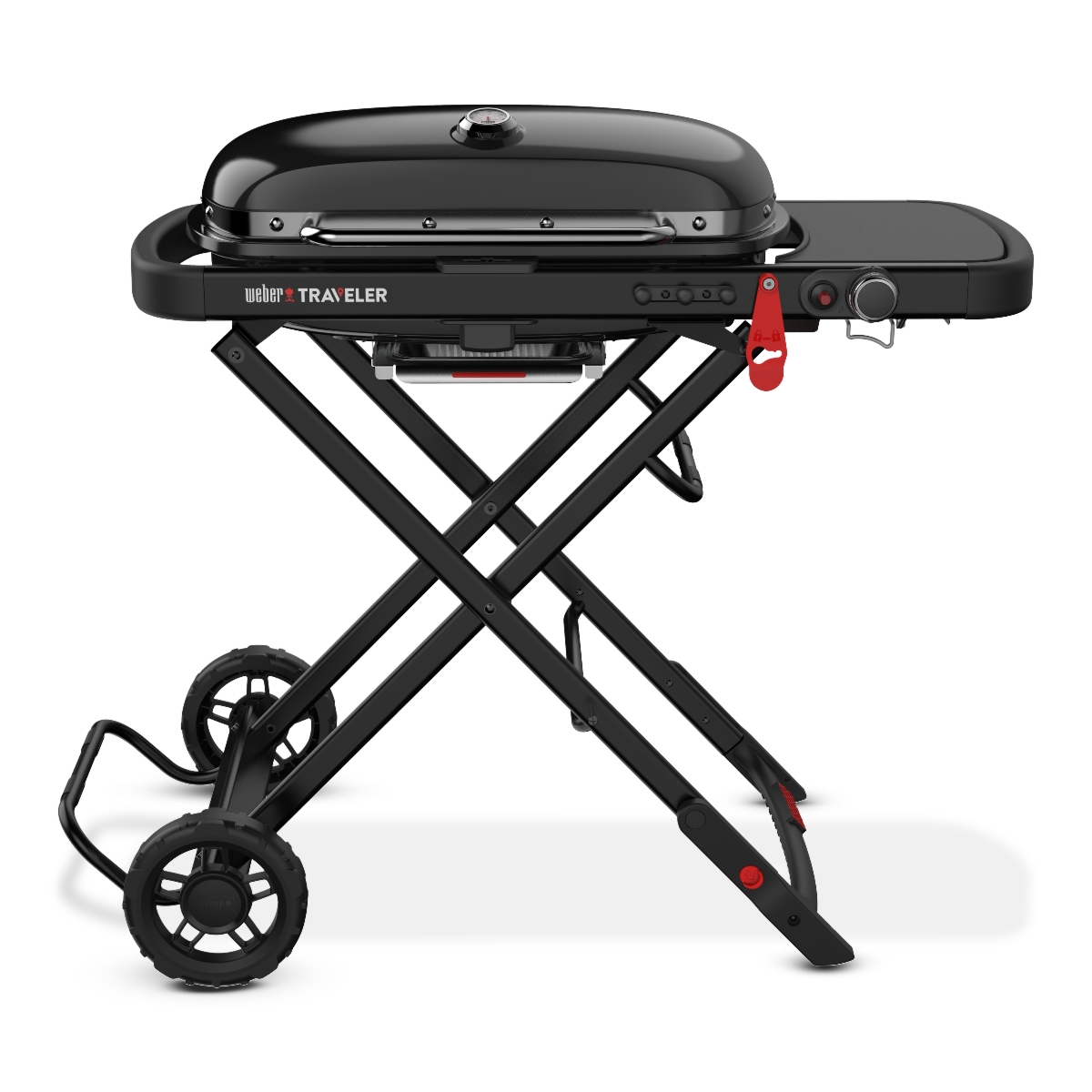 EKSPOZYCJA – Przenośny grill gazowy Weber Traveler Stealth – OUTLET – ODBIÓR OSOBISTY — CERTYFIKOWANY PARTNER Weber WORLD