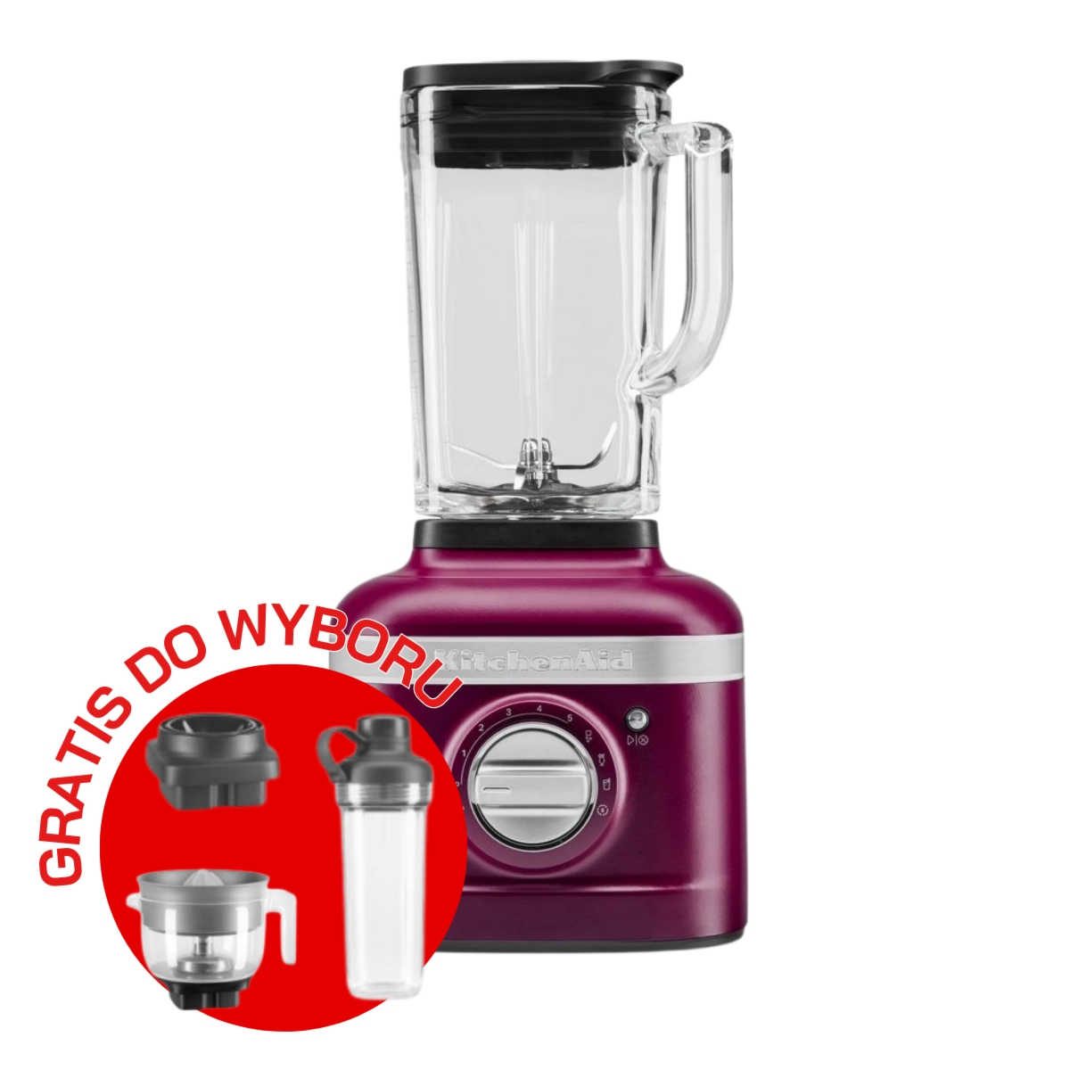 Blender K400 Artisan 1,4 l Beetroot KitchenAid (5KSB4026EBE) — OFICJALNY SKLEP KitchenAid