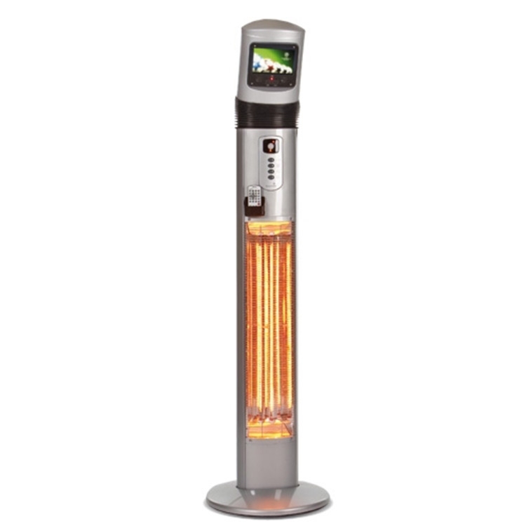 Elektryczny ogrzewacz wolnostojący z media playerem Athena Warmwatcher