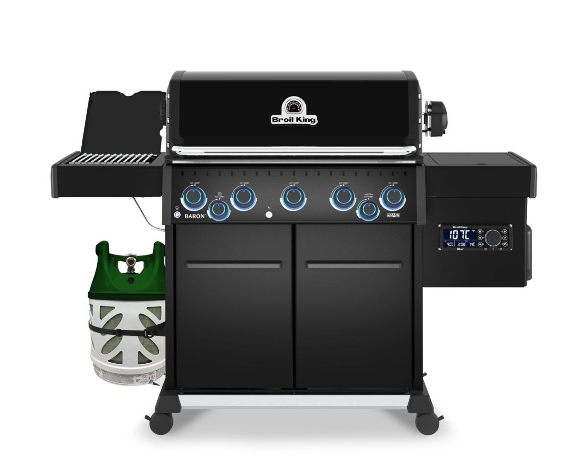 Grill hybrydowy (gaz + pellet) Baron 590 IRP Shadow Broil King — OFICJALNY SKLEP Broil King