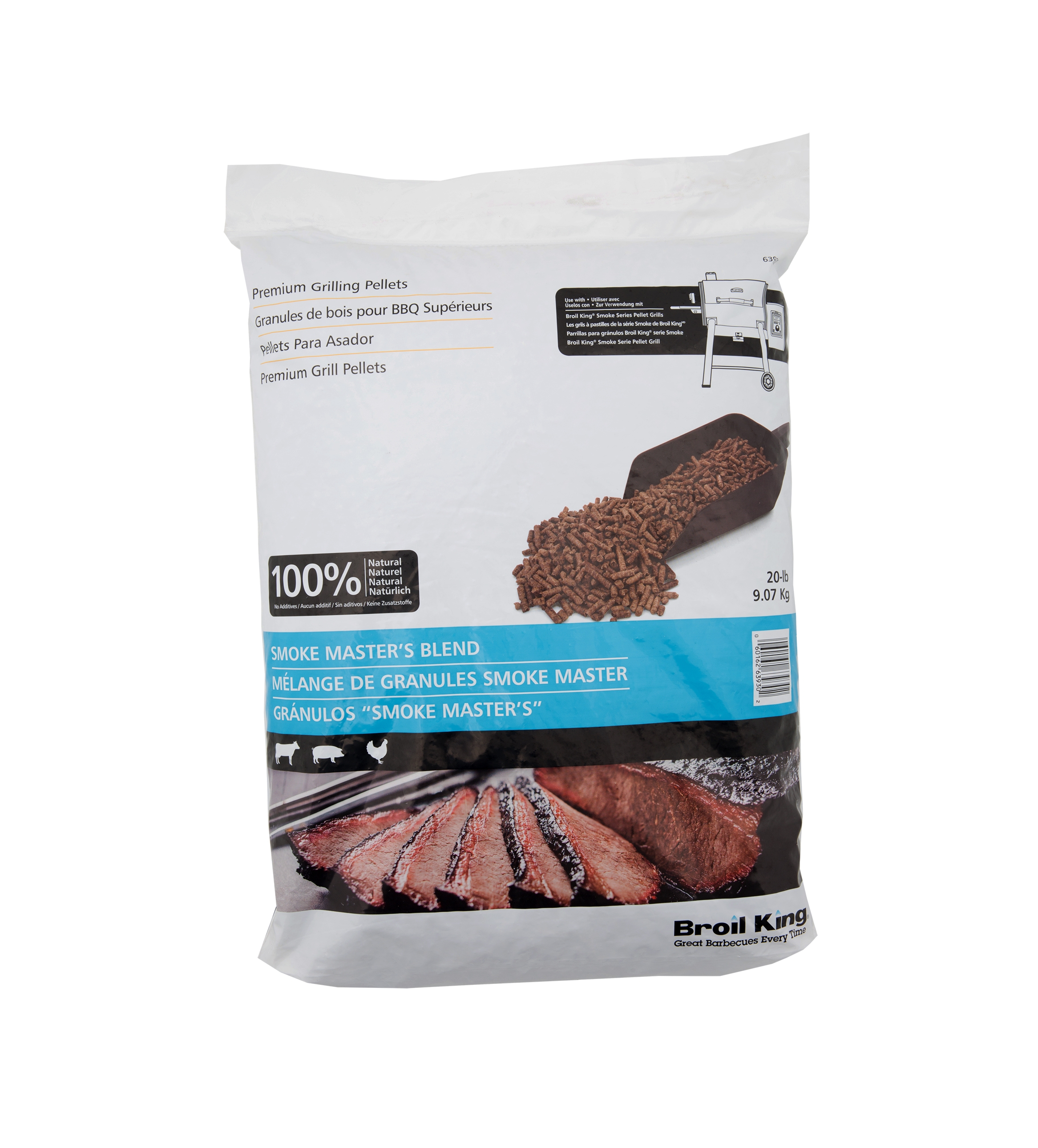 Pellet do wędzenia mieszanka Smoke Master’s 9 kg Broil King (63930) — OFICJALNY SKLEP Broil King