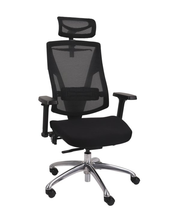 OUTLET – Grospol Fotel biurowy Futura 4 S Plus czarny (TM01) – EKSPOZYCJA — OFICJALNY SKLEP Grospol