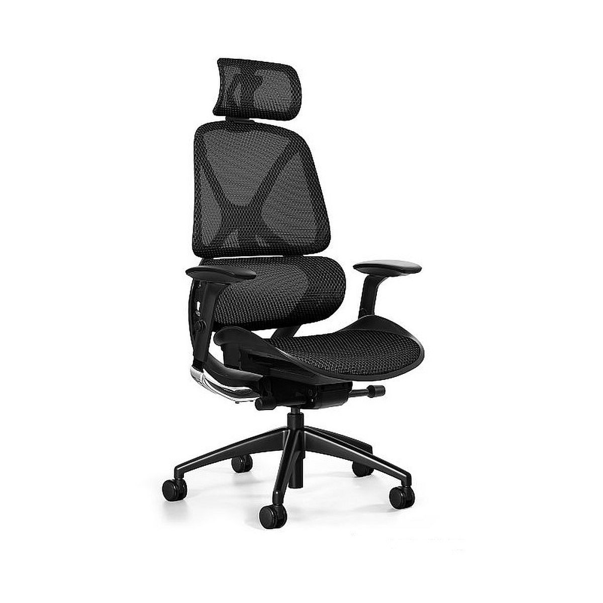 UNIQUE Fotel biurowy Areo-X czarna siatka (HX-2501HB-BLACK) — OFICJALNY SKLEP Unique
