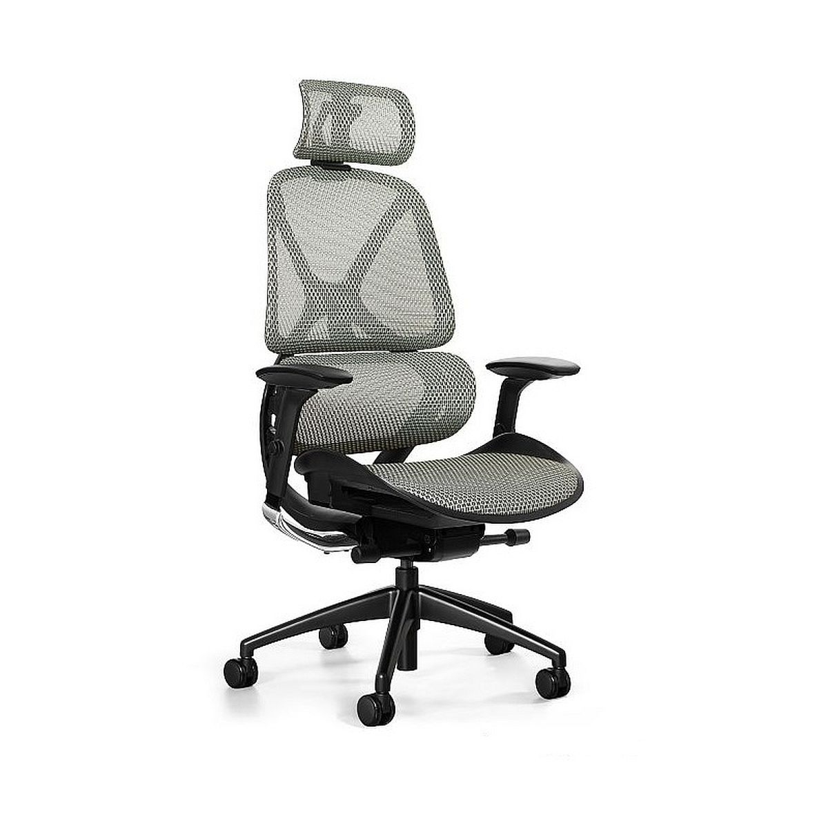 UNIQUE Fotel biurowy Areo-X szara siatka (HX-2501HB-GREY) — OFICJALNY SKLEP Unique