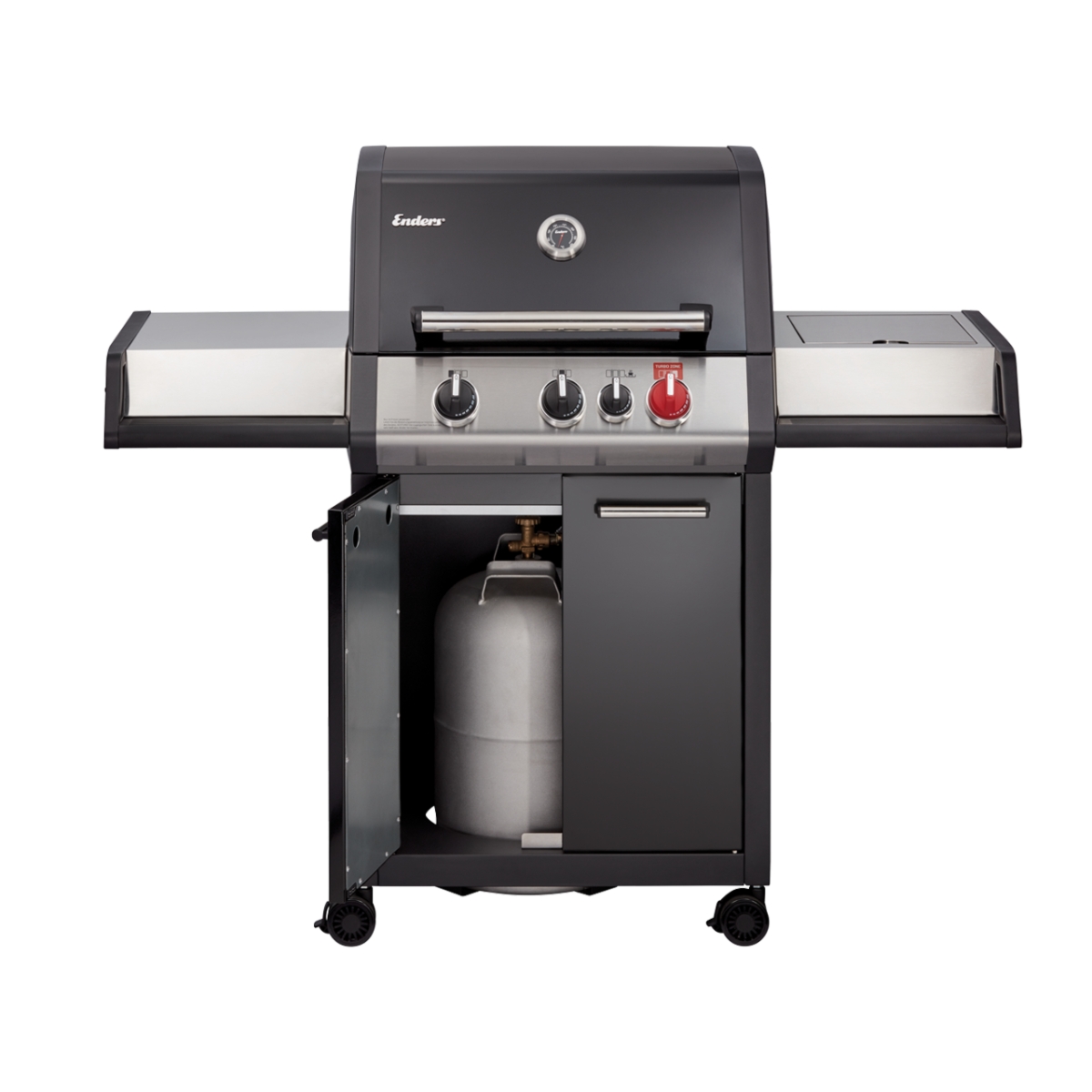 Grill gazowy Enders Monroe Black PRO 3K Turbo (83713) ⭐ GRATIS! Pokrowiec i książka — OFICJALNY SKLEP Enders