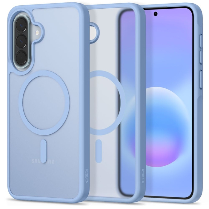 Etui Tech-Protect MagMat MagSafe do Galaxy A57 5G, przydymione-niebieskie