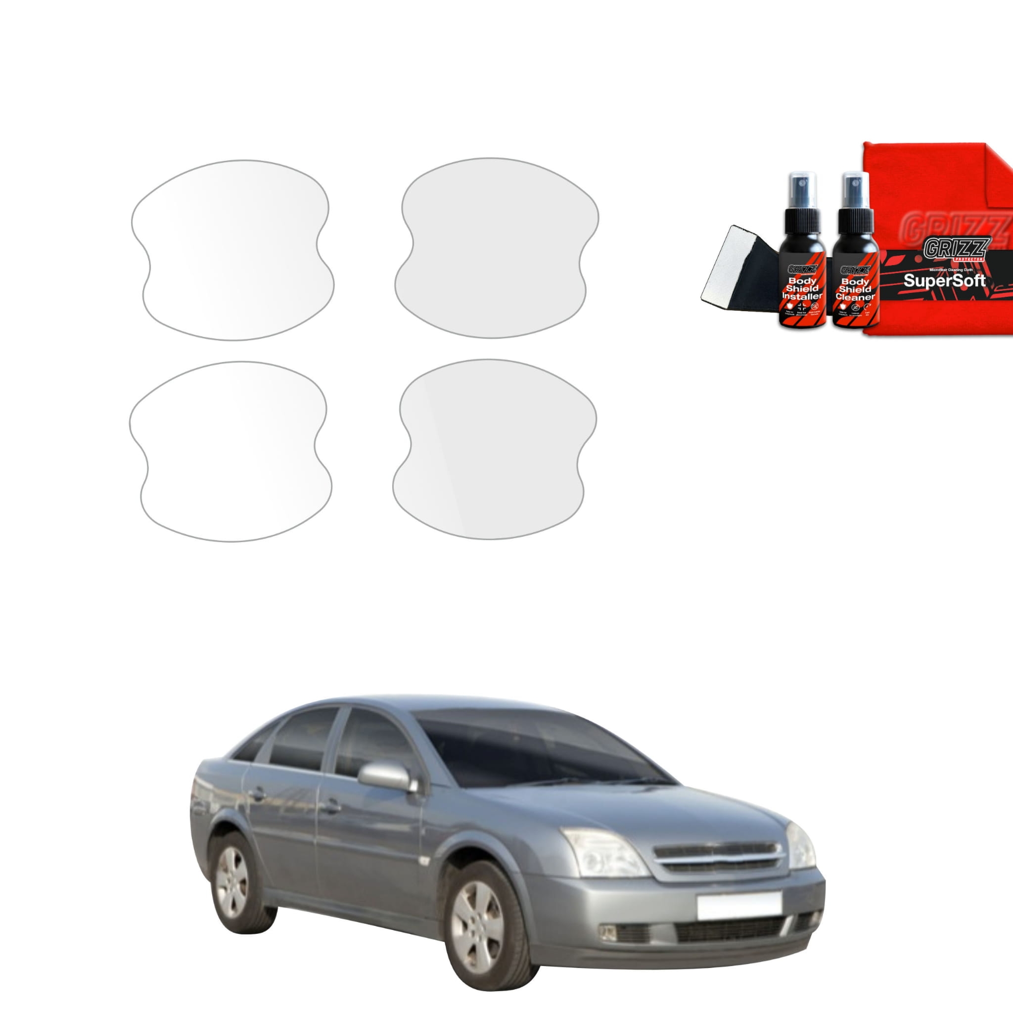 2w1 Folia ochronna pod klamki Grizz Protector do Opel Vectra C Liftback (2002-2005)