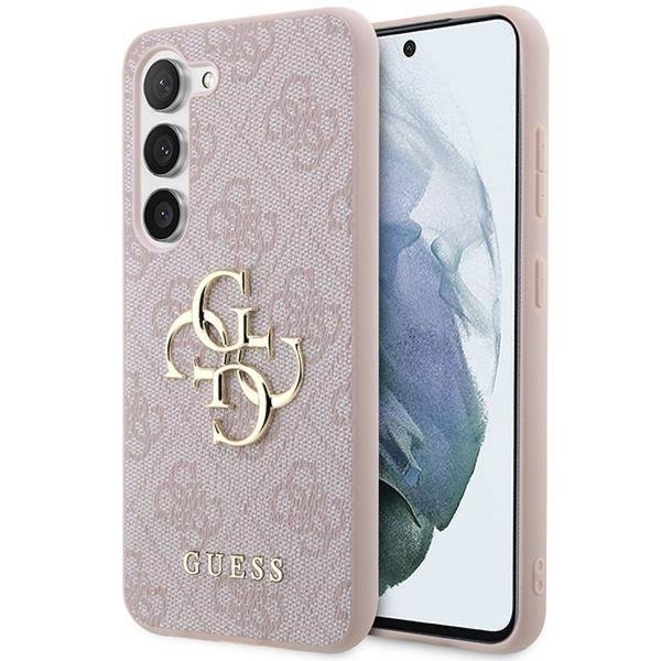 OUTLET: Etui Guess 4G Big Metal Logo do Galaxy S23, różowe