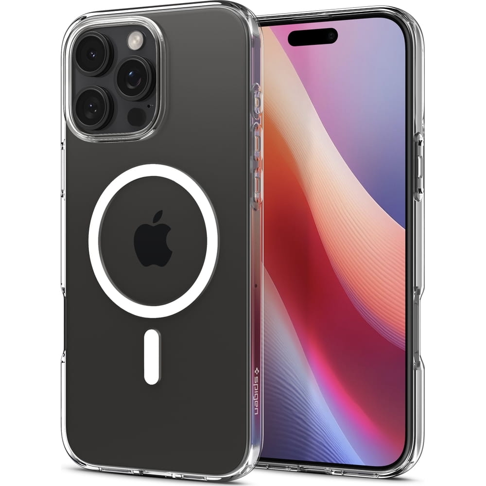 Image of Etui Spigen Liquid Crystal Mag do MagSafe do iPhone 16 Pro, przezroczyste