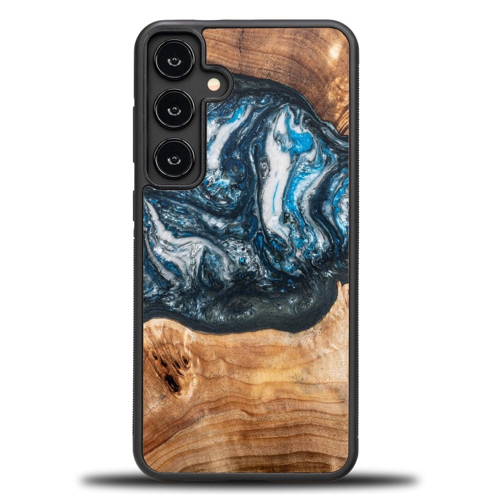 Image of Drewniane etui do Galaxy S25 Plus, Bewood Unique Planets Ziemia