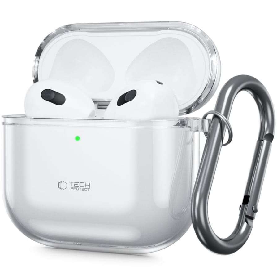 Etui Tech-Protect Flexair do Apple AirPods 4, przezroczyste