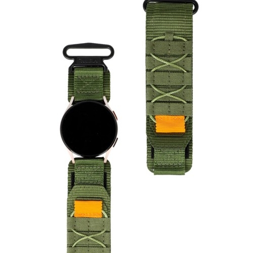 Image of Sportowy pasek do zegarka Bizon Strap Watch Adventure do Galaxy Watch 20mm, khaki