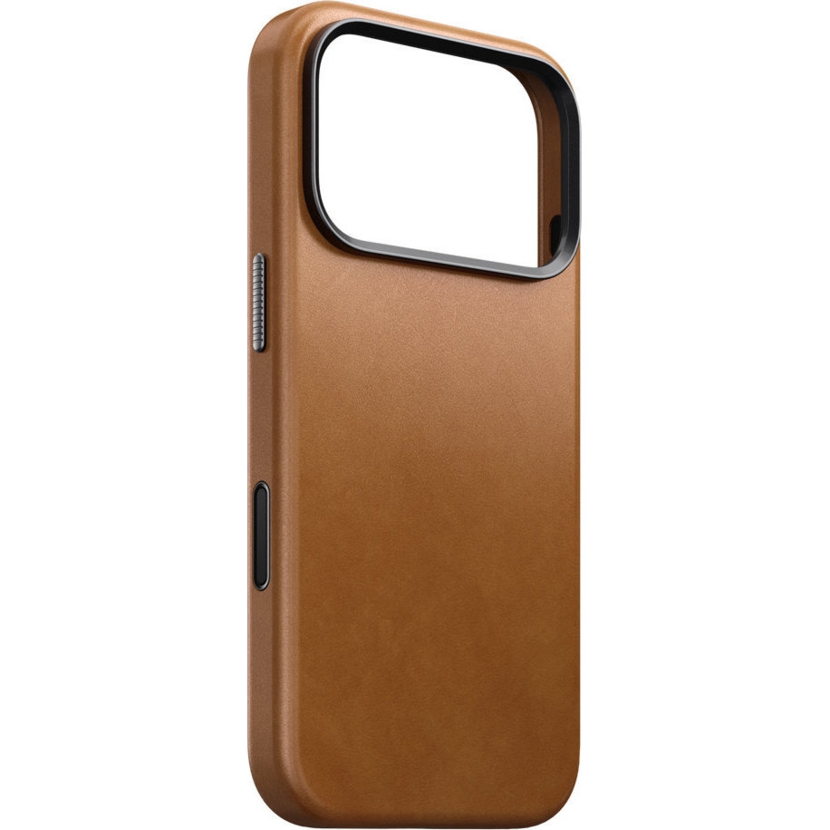 Skórzane etui Nomad Traditional Leather Case do MagSafe do iPhone 18 Pro / 17 Pro, jasnobrązowe