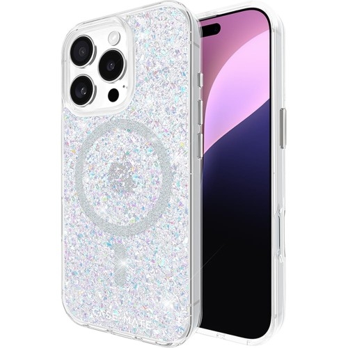 Image of Etui Case Mate Twinkle Mag do iPhone 16 Pro, wielokolorowe błyszczące