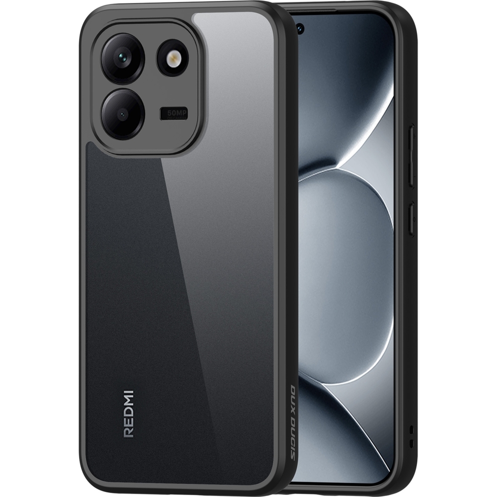 Etui Dux Ducis AIMO do Xiaomi Redmi Note 17 Pro Max 5G, przezroczysto-czarne