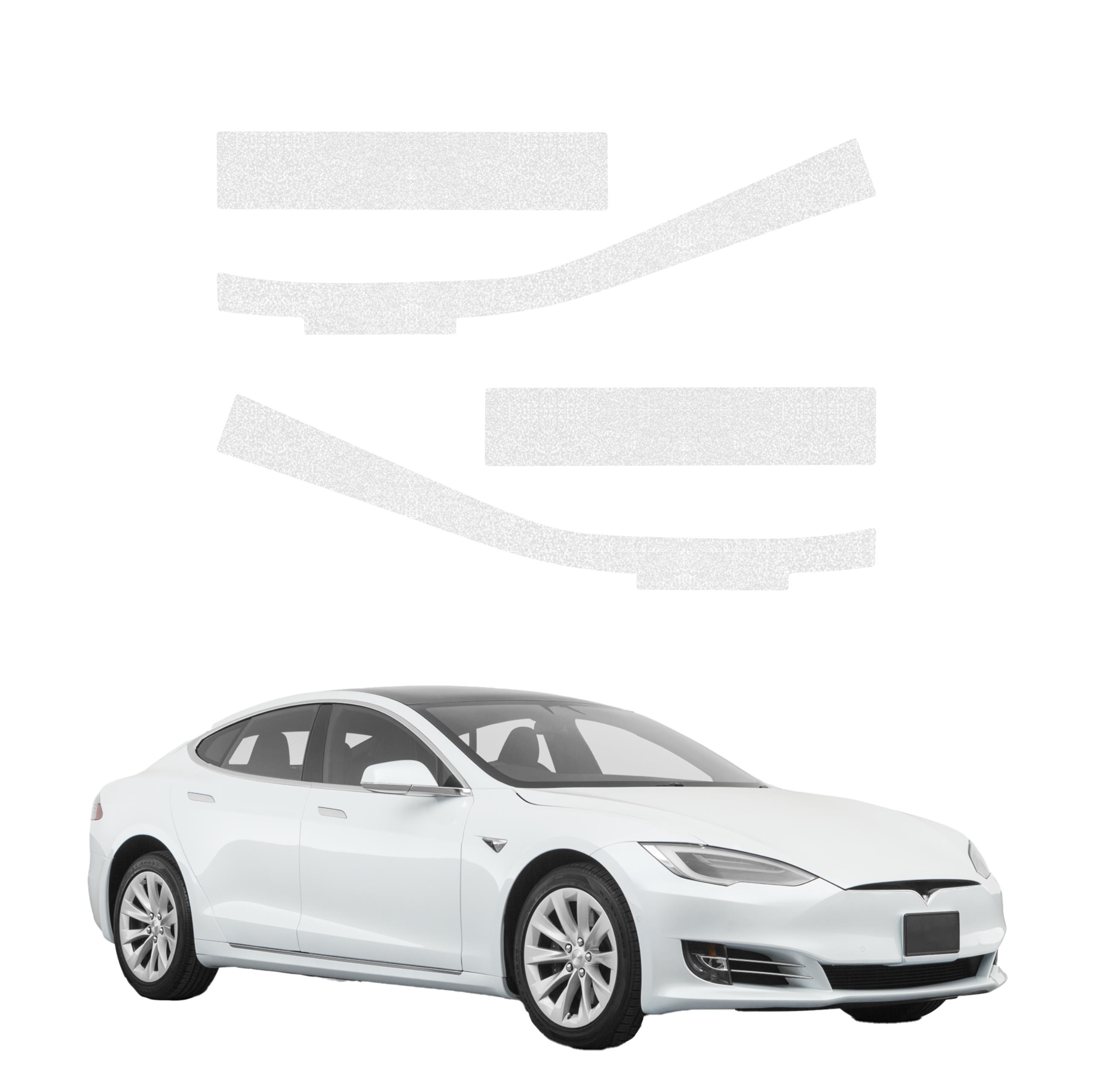4w1 Bezbarwna powłoka techniczna Grizz Protector na progi Tesla Model S (2023-2026)